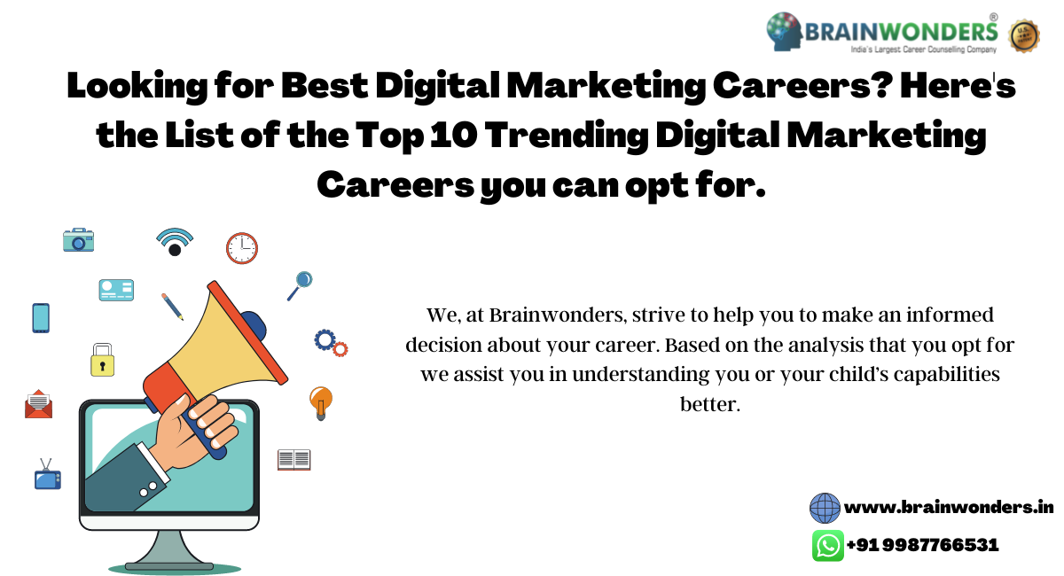 Top 10 Career in Digital Marketing – Brainwonders